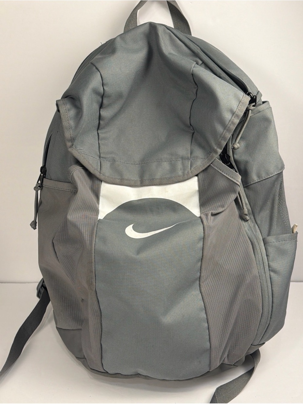 Nike Academy Team Backpack w/ Rain  Cover - Gray  - Soccer School